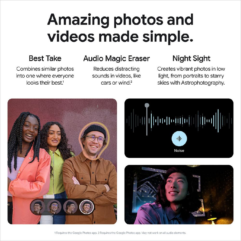 Google Pixel 8a 5G Unlocked Smartphone 128GB Obsidian