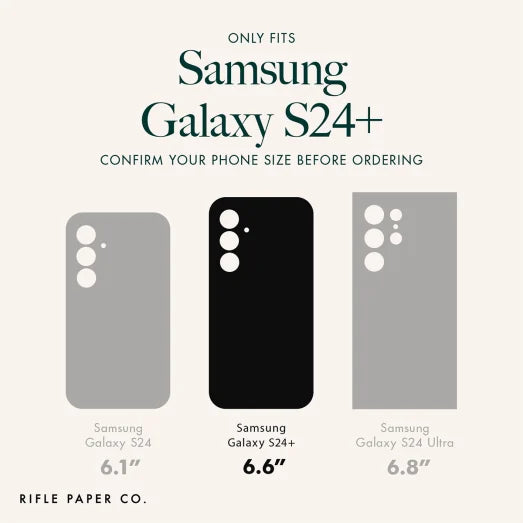 Samsung Galaxy S24 Plus - Rifle Paper Co Series Case