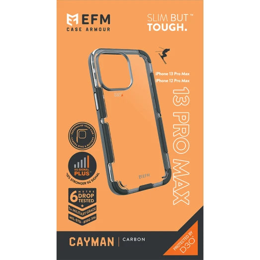 iPhone 13 Pro Max - Cayman Case Armour with D3O 5G Signal Plus