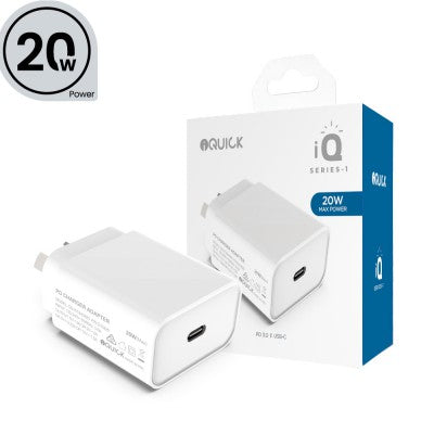 iQuick 20W PD3.0 USB-C Charging Adapter