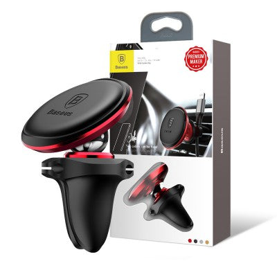 Car Mount Magnetic Air Vent Phone Holder with Cable Clip