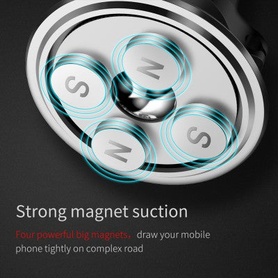 Car Mount Magnetic Air Vent Phone Holder with Cable Clip