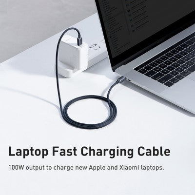 Crystal Shine Series Fast Charging Data Cable Type-C to Type-C 100W