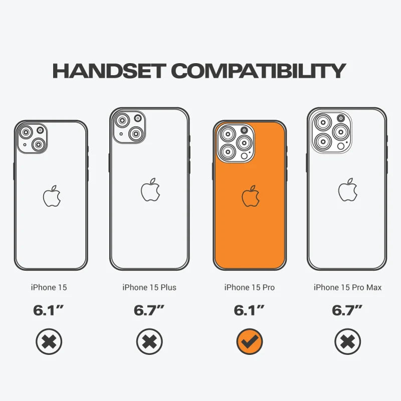 iPhone 15 Pro - Cayman Case Armour with D3O BIO