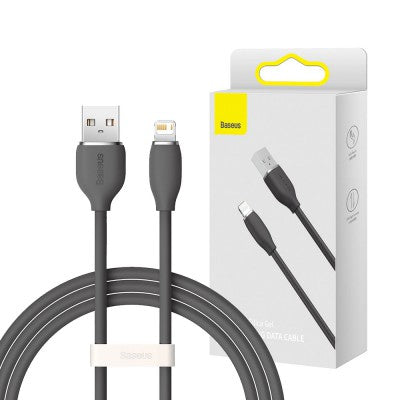 Jelly Liquid Silica Gel Fast Charging Data Cable USB to Lightning (iP) 2.4A 1.2m