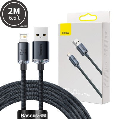 Crystal Shine Series Fast Charging Data Cable USB to Lightning (iP) 2.4A