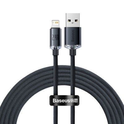 Crystal Shine Series Fast Charging Data Cable USB to Lightning (iP) 2.4A