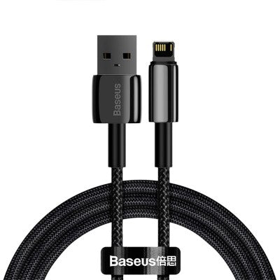 Tungsten Gold Fast Charging Data Cable USB to Lightning (iP) 2.4A