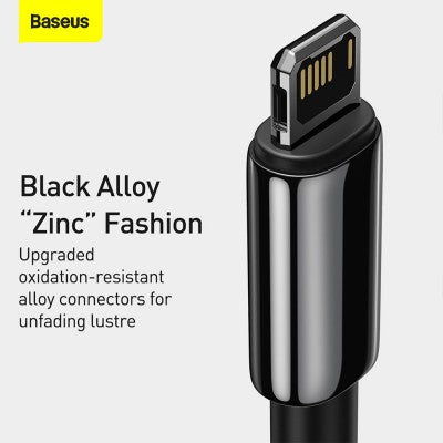 Tungsten Gold Fast Charging Data Cable USB to Lightning (iP) 2.4A