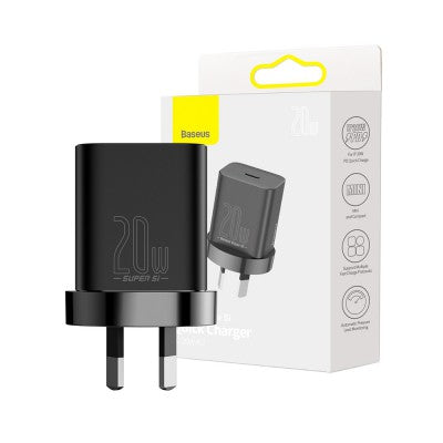 Baseus Super Si Quick Charger 1C 20W AU-Black