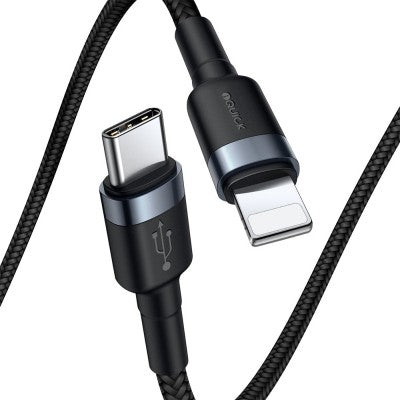 Braided USB-C to Lightning Fast Charging Cable 3m