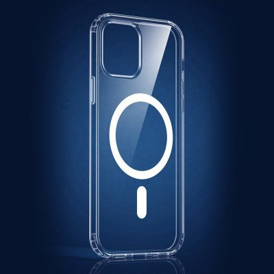 iPhone 14 Plus - Heavy Duty Transparent Magsafe Cover Case