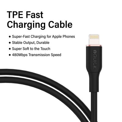 PowerWire 1 Series TPE Charging Date Cable Type-C to Lightning(iP)