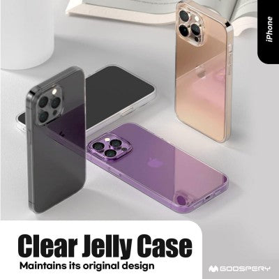 iPhone 15 - Mercury Transparent Pearl Jelly Case Cover