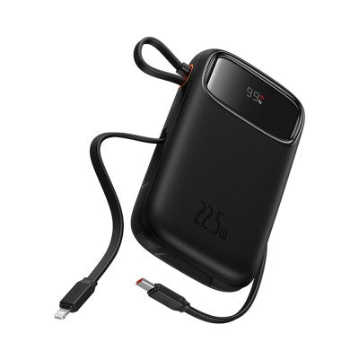 Qpow 2 Dual-Cable Digital Display Fast Charge Power Bank 20000mAh 22.5W