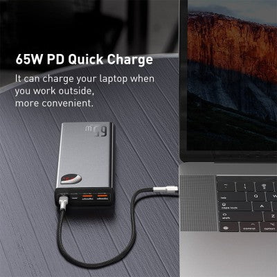 Adaman Metal Digital Display Quick Charge Power Bank 20000mAh 65W