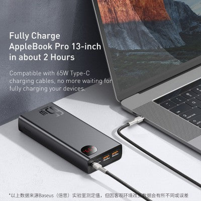 Adaman Metal Digital Display Quick Charge Power Bank 20000mAh 65W