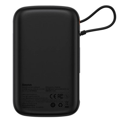 Qpow Digital Display Power Bank 10000mAh 22.5W w Type-C Cable