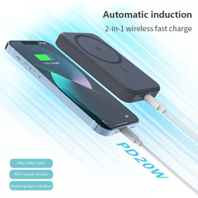 Magnetic Wireless Charging Power Bank 5000mAh 15W