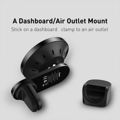 Big Energy Car Mount Wireless Charger For Dashboards and Air Outlets