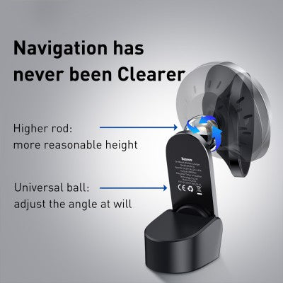 Big Energy Car Mount Wireless Charger For Dashboards and Air Outlets