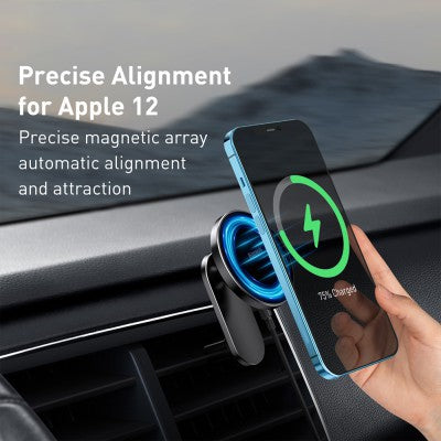 Big Energy Car Mount Wireless Charger For Dashboards and Air Outlets